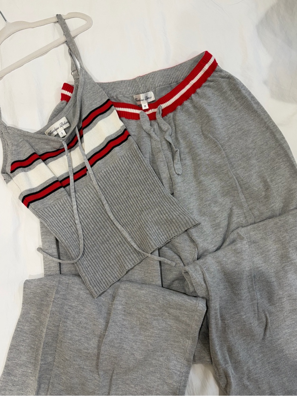 Frankie’s Bikini Grey Knit Set